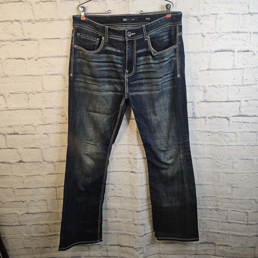 BKE Aiden Jeans Mens 36x32 Relaxed Straight Bootcut Stretch
